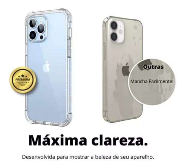 Imagem de Capa Capinha Anti Shock + Película 3d P/ iPhone 11 12 13 Max