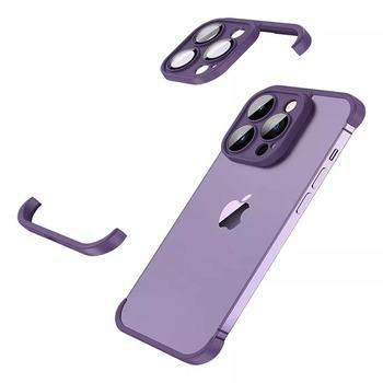 Imagem de Capa Capinha Bumper Hprime Compatível iPhone 14 Pro Max Roxo Hprime