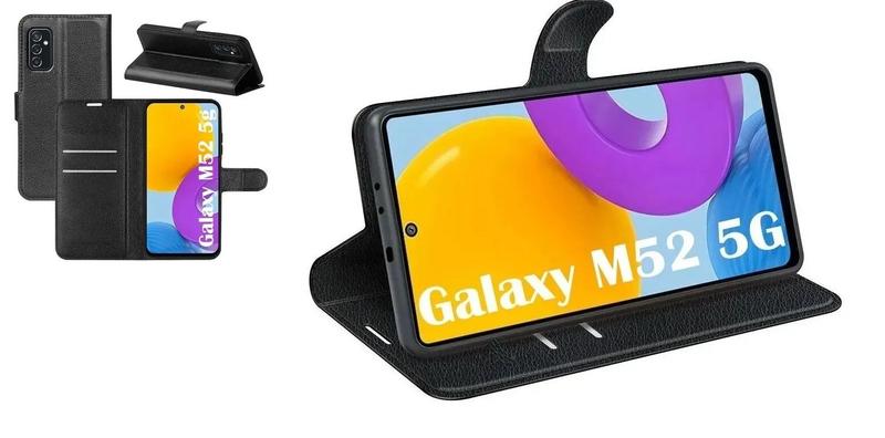 Capa Capinha Carteira Flip Antishock Compatível Samsung Galaxy M52 - DV ...