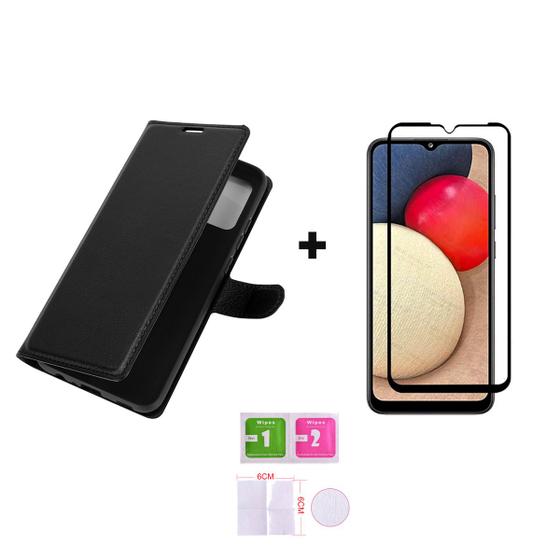 Imagem de Capa Capinha Carteira Flip + Película 3D Para Modelos Samsung