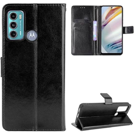 Imagem de Capa Capinha Carteira Moto G60 Com Porta Cartão