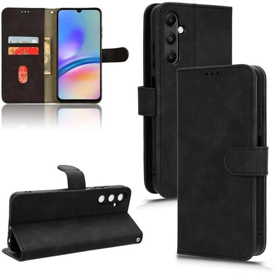 Imagem de Capa Capinha Carteira + Película de Vidro 3D Para Samsung Galaxy A25(5G)