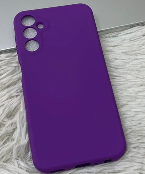 Imagem de Capa Capinha Case A24 Samsung Galaxy Silicone Aveludado Proteção de Câmera