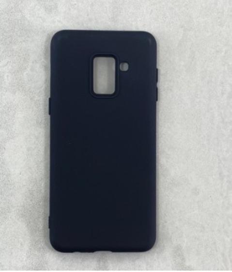 Imagem de Capa Capinha Case A8 (2018) da Samsung Galaxy Silicone Aveludado Proteção de Câmera Colorida
