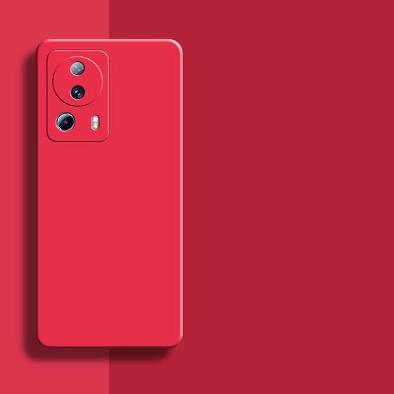 Imagem de Capa Capinha Case Aveludada Anti Impacto Compativel Com Xiaomi 13 Lite