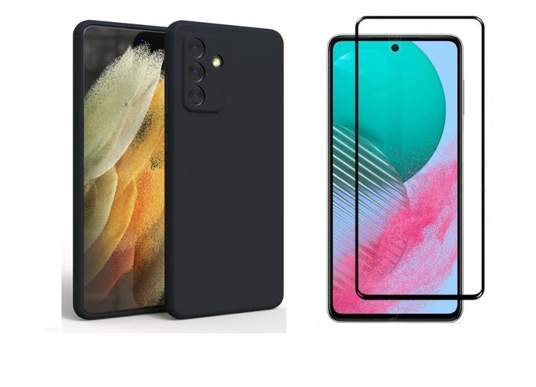 Capa Capinha Case Aveludada + Película vidro temperado 3D Samsung Galaxy M54 Menor preço em Capa Capinha Case Aveludada + Película vidro temperado 3D Samsung Galaxy M54