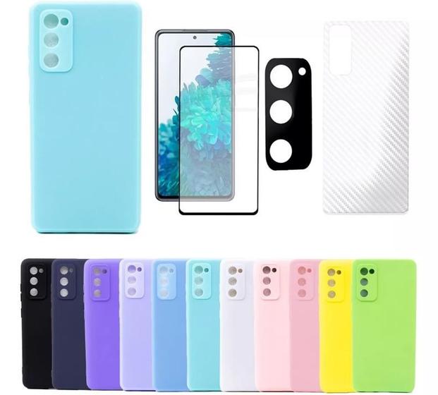 Cover con cordino per Samsung Galaxy S20 FE, rigida angoli rinforzati, serie Corda - trasparente - Italiano