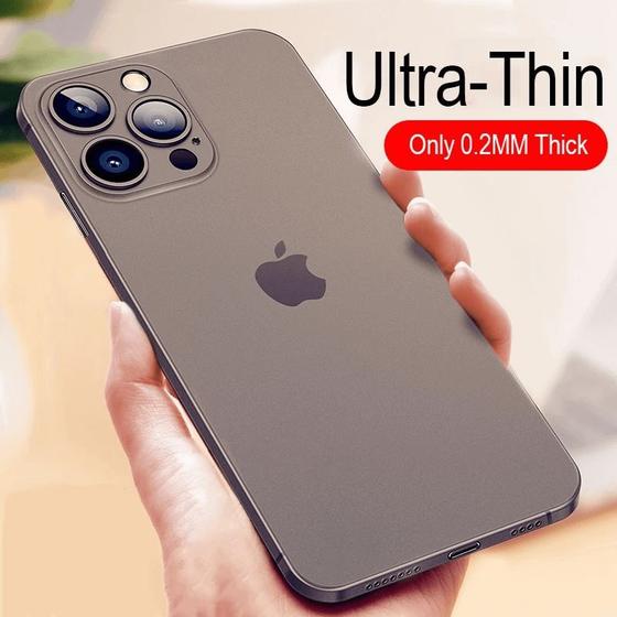 Imagem de Capa Capinha Case Luxo Ultra Fina Compativel com iPhone 13 Pro