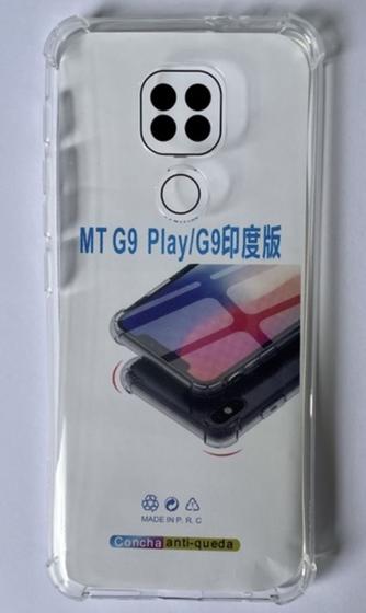 Imagem de Capa Capinha Case Moto G9 Play Silicone Premium Aveludada com proteção de câmera