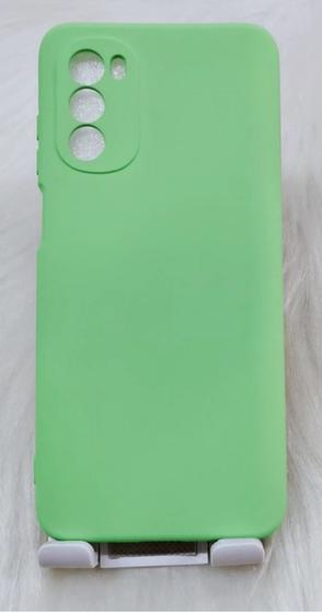 Imagem de Capa Capinha Case Motorola Moto G52/G82 Silicone Aveludada com proteção de câmera