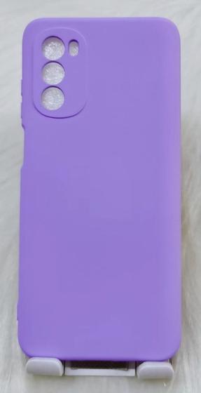 Imagem de Capa Capinha Case Motorola Moto G52/G82 Silicone Aveludada com proteção de câmera