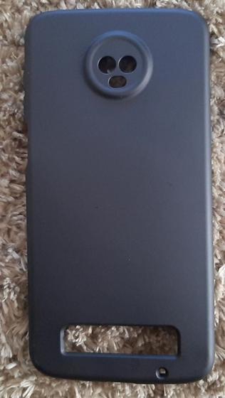 Imagem de Capa Capinha Case Motorola Moto Z3 Play Aveludado com proteção de câmera