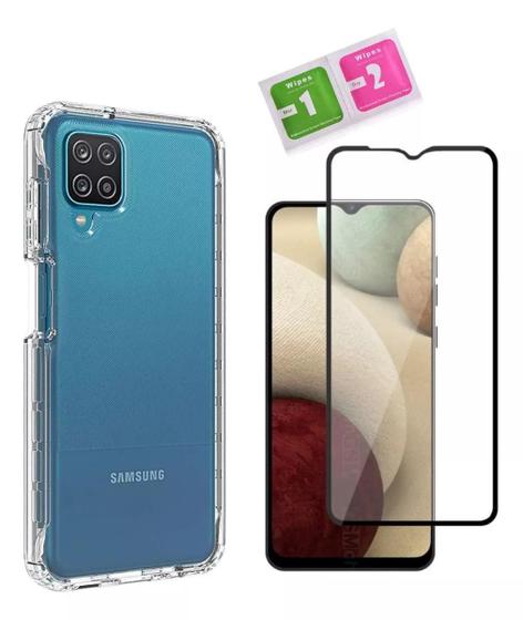 Imagem de Capa Capinha Case + Película 3d Para Samsung Galaxy A12/M12