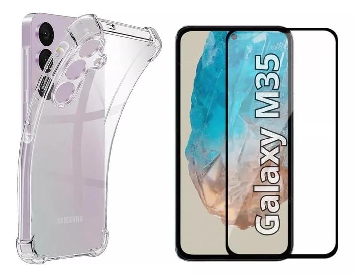 Imagem de Capa Capinha Case + Película 3D Para Samsung Galaxy M35 6.6