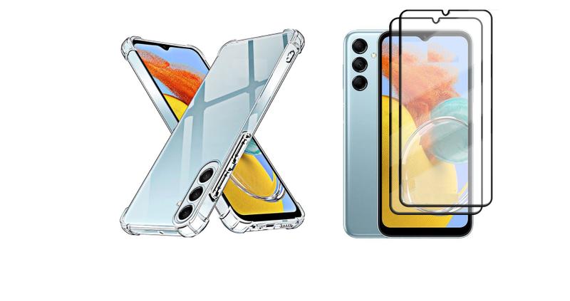 Imagem de Capa Capinha Case Proteção Anti Impacto + Pelicula vidro 3D para Samsung Galaxy M14 5g