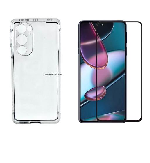 Imagem de Capa Capinha Case Reforçada + Película 3d Para Motorola Moto Edge 30 Pro