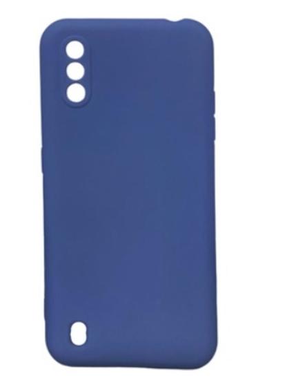 Imagem de Capa Capinha Case Samsung Galaxy A01 Silicone Aveludada com proteção de câmera