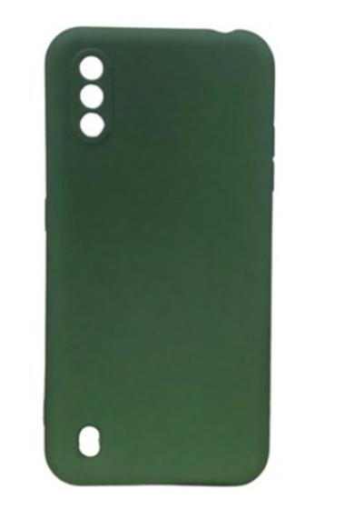Imagem de Capa Capinha Case Samsung Galaxy A01 Silicone Aveludada com proteção de câmera