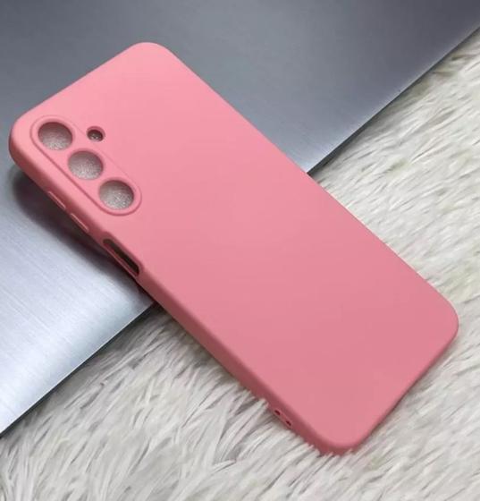 Imagem de Capa Capinha Case Samsung Galaxy A16 Silicone Aveludado Protetor Colorido Proteção de Câmera