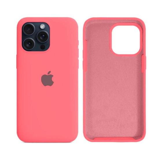 Imagem de Capa Capinha Case Silicone Aveludada Premium Compatível iPhone 15 Pro Max