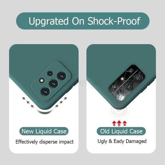 Capa Capinha Case Silicone Protege Camera Anti Impacto Galaxy A72 Menor preço em Capa Capinha Case Silicone Protege Camera Anti Impacto Galaxy A72