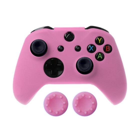 Imagem de Capa Capinha Case Skin p/ Controle de Xbox One, One S X Protetora em Silicone Alta Proteção