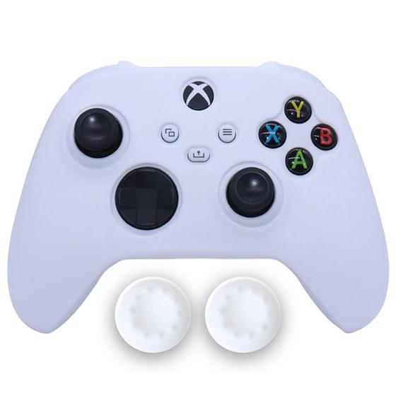 Imagem de Capa Capinha Case Skin p/ Controle de Xbox Series S X Protetora em Silicone Alta Proteção Compatível