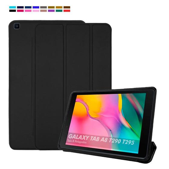 Imagem de Capa Capinha Case Tablet Tab A 8.0 T290 T295 8 Polegadas Smart Couro Magnética Reforçada Top Premium