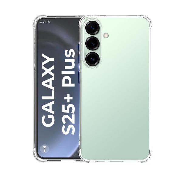 Imagem de Capa Capinha com Galaxy S25+ Plus TPU Clean Proteção Câmera