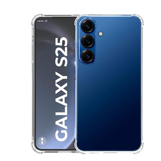 Imagem de Capa Capinha com Galaxy S25 TPU Clean com Proteção Câmera