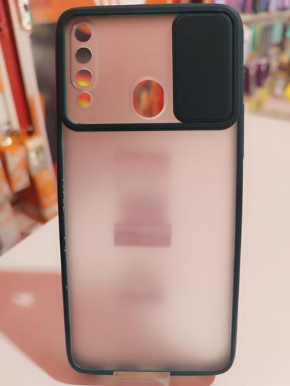 Imagem de Capa Capinha Compatível Celular Samsung Galaxy A20S Com Proteção de Câmera