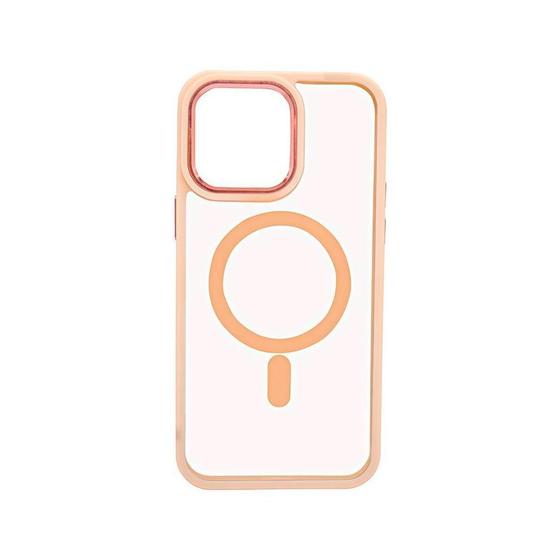 Imagem de Capa Capinha Compatível Com iPhone 12/ 12 Pro Magsafe Rose New Hybrid Infinity 