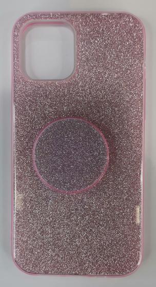 Imagem de Capa Capinha Compatível Com iphone 12 tela 6.1 Glitter Brilhante Diversas Cores
