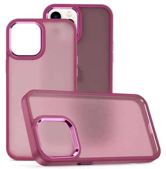 Imagem de Capa Capinha Compatível Com iPhone 13 Rosa Smoke Premium Infinity