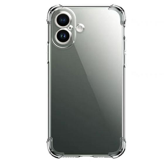 Imagem de Capa Capinha Compatível Com iphone 16 tela de 6.1 Anti Impacto transparente