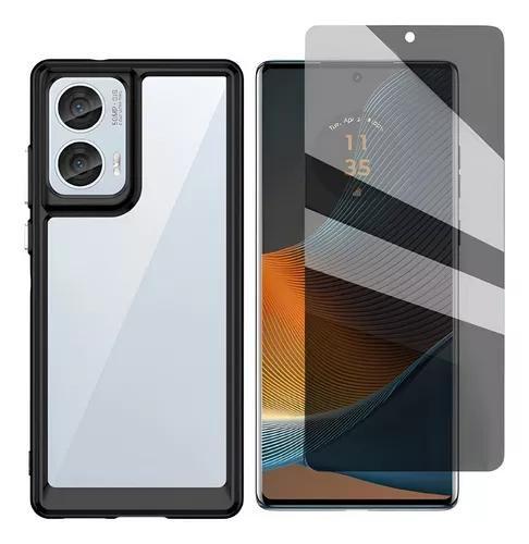 Imagem de Capa Capinha Compativel Com Moto G85 + Pelicula Hydrogel Privacidade