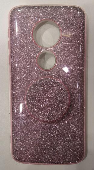 Imagem de Capa Capinha Compatível Com motolora moto g6 play Tela 5.7 Glitter Brilhante Diversas Cores