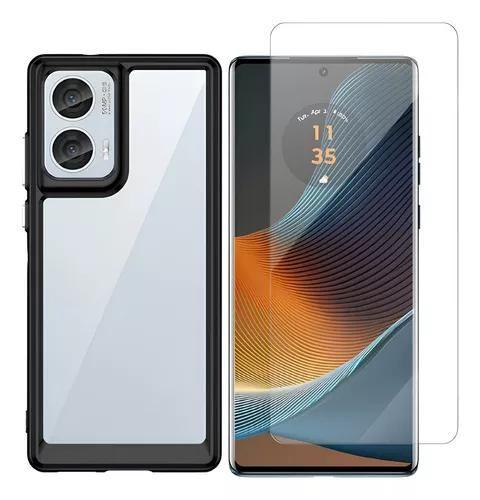 Imagem de Capa Capinha Compativel Com Motorola Moto G85 + Pelicula Hydrogel Hd