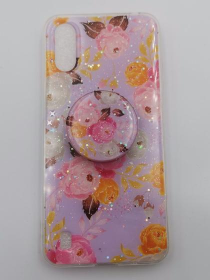 Imagem de Capa Capinha Compatível Com Samsung Galaxy a01 tela 5.7 C/ Suporte Dedos colorido