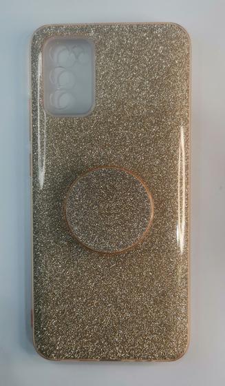 Imagem de Capa Capinha Compatível Com sumsung Galaxy a02s tela 6.5 Glitter Brilhante Diversas Cores