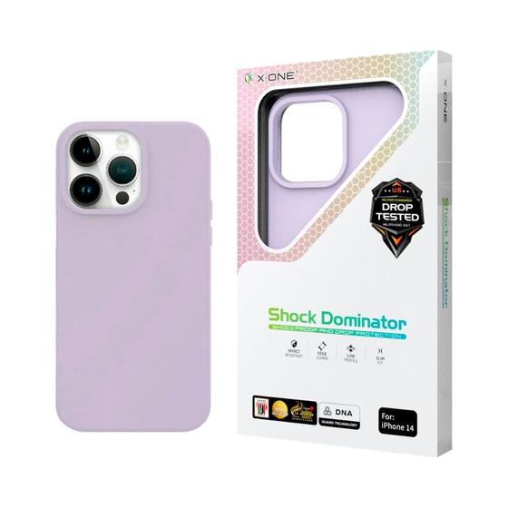 Imagem de Capa Capinha Compatível para Iphone 13 Pro Max Cor Rosa Lavander Anti Impacto Dropguard X-One