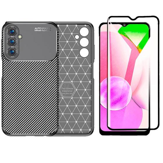 Imagem de Capa Capinha Fiber Para Samsung Galaxy A05s + Pelicula 9D