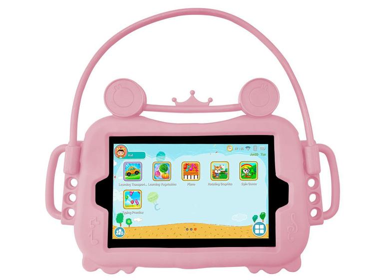 Imagem de Capa Capinha Infantil Tablet 8 Polegadas Universal Kids Alça Com Suporte Veicular Para Todas Marcas