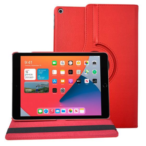 Imagem de Capa Capinha Ipad 7 7ª Geração 2019 A2197 A2198 A2200 10.2 Polegadas Couro Giratória Inclinável