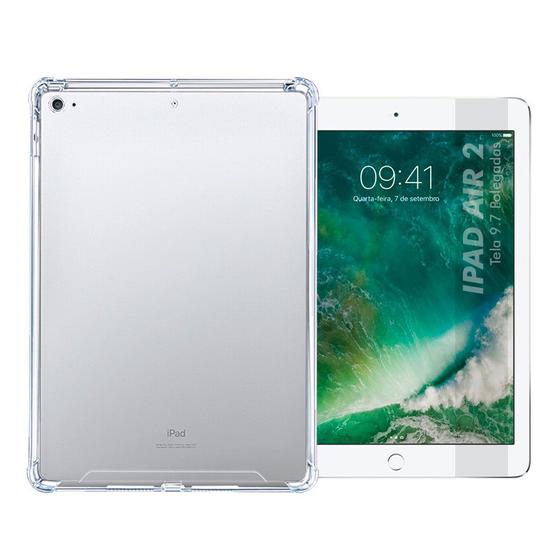 Imagem de Capa Capinha Ipad Air 2 2ª Geração 2014 Tablet 9.7 Polegadas Tpu Resistente Anti Impacto Top Premium