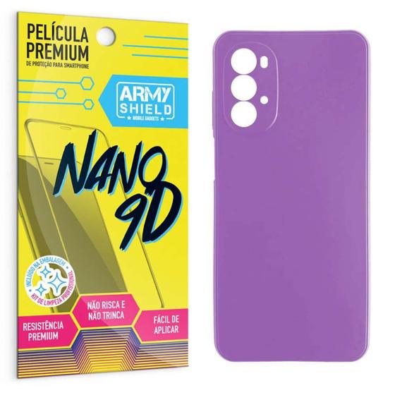 Imagem de Capa Capinha LilásMoto G52 + Película Nano Cerâmica 9D