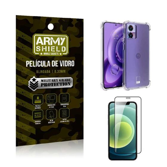 Imagem de Capa Capinha Moto Edge 30 Neo Anti Shock + Película de vidro 3D - Armyshield