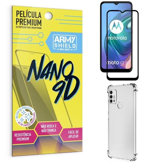 Imagem de Capa Capinha Moto G10 + Película Nano 9D - Armyshield