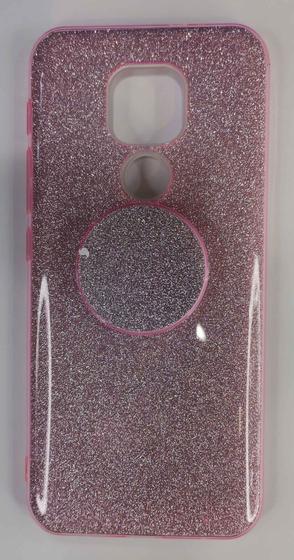 Imagem de Capa Capinha moto g9 play e7 plus tela 6.5 Glitter Brilhante Diversas Cores