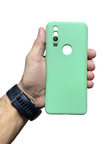 Imagem de Capa Capinha Moto P40 Power Silicone Aveludada Variacao de Cores